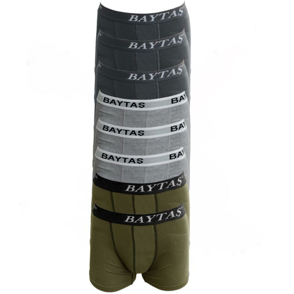 Baytaş Erkek 8 Adet Likralı Boxer